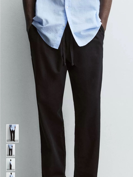 Zara Other - NWT! Zara Black Relaxed Fit Pants Size Small